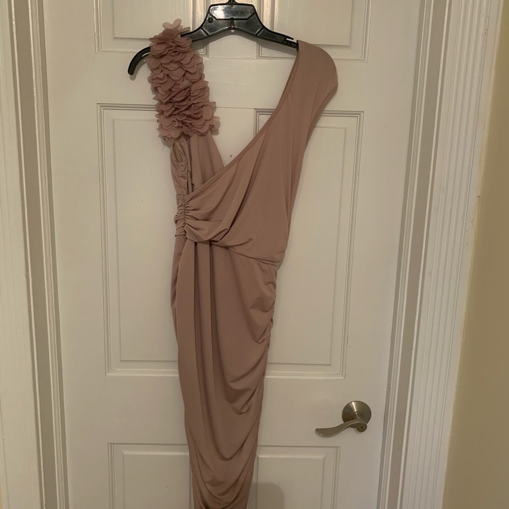One shoulder dress